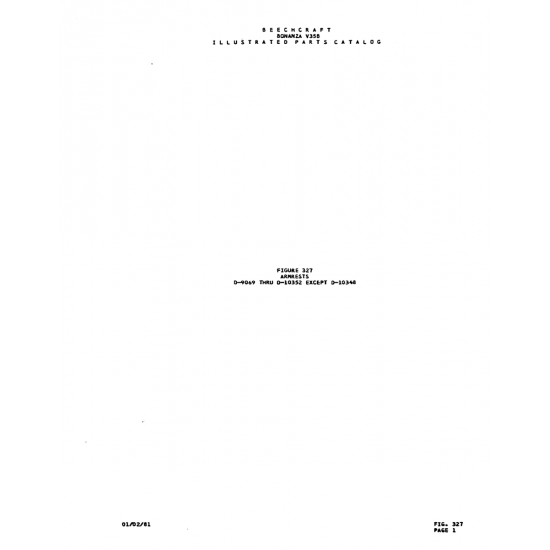 Aviation Part (0-5065) — Beechcraft V35