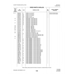 Aviation Part 68969-03 for Piper PA-32-260 Aircraft Aviation Part 68969-03 for Piper PA-32-260 Aircraft