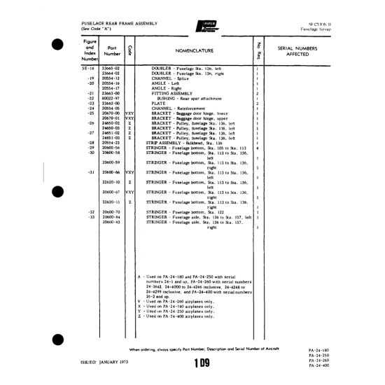 Aviation Part (2067000) — Piper PA-32-260 Aviation Part (2067000) — Piper PA-32-260
