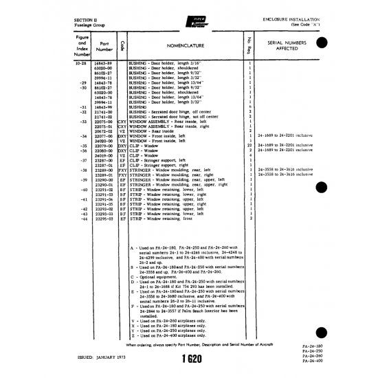 Aviation Part (21741-02) — Piper PA-32-260 Aviation Part (21741-02) — Piper PA-32-260