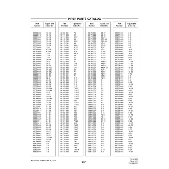 Aviation Part (68061-000) — Piper PA-32-260 Aviation Part (68061-000) — Piper PA-32-260