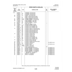 Aviation Part 69669-181 for Piper PA-32-260 Aircraft Aviation Part 69669-181 for Piper PA-32-260 Aircraft