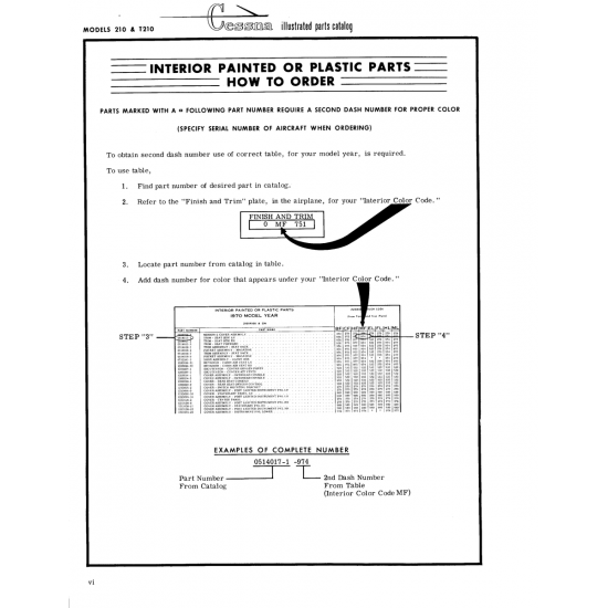 Aviation Part (0514017-1) — Cessna T210F Aviation Part (0514017-1) — Cessna T210F