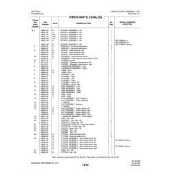 Aviation Part 68606-01 for Piper PA-32-260 Aircraft Aviation Part 68606-01 for Piper PA-32-260 Aircraft