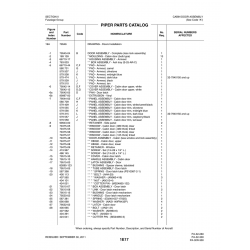 Aviation Part 79544-02 for Piper PA-32-260 Aircraft Aviation Part 79544-02 for Piper PA-32-260 Aircraft
