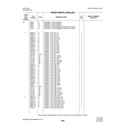 Aviation Part 68586-08 for Piper PA-32-260 Aircraft Aviation Part 68586-08 for Piper PA-32-260 Aircraft
