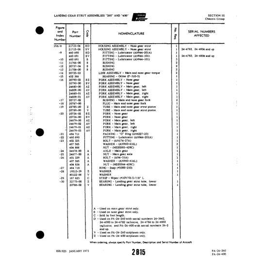 Aviation Part (24679-03) — Piper PA-32-260