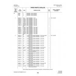 Aviation Part 79337-19 for Piper PA-32-260 Aircraft Aviation Part 79337-19 for Piper PA-32-260 Aircraft
