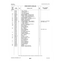 Aviation Part 62833-124 for Piper PA-32-260 Aircraft Aviation Part 62833-124 for Piper PA-32-260 Aircraft