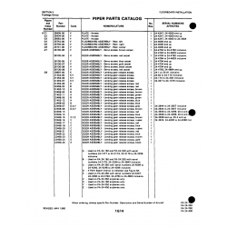 Aviation Part 26130-09 for Piper PA-32-260 Aircraft Aviation Part 26130-09 for Piper PA-32-260 Aircraft