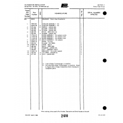 Aviation Part 17766-47 for Piper PA-32-260 Aircraft