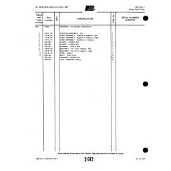 Aviation Part 24577-00 for Piper PA-32-260 Aircraft Aviation Part 24577-00 for Piper PA-32-260 Aircraft