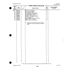 Aviation Part 27214-00 for Piper PA-32-260 Aircraft Aviation Part 27214-00 for Piper PA-32-260 Aircraft