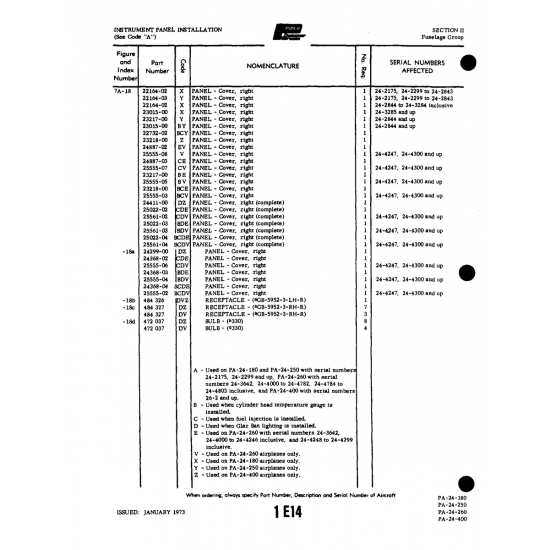 Receptacle (GB-5952-3) — Piper PA-32-260 Receptacle (GB-5952-3) — Piper PA-32-260