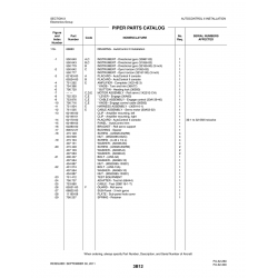 Aviation Part 80012-27 for Piper PA-32-260 Aircraft
