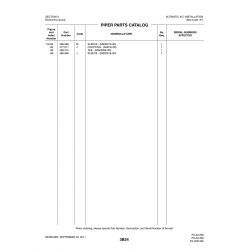 Aviation Part 119-83 for Piper PA-32-260 Aircraft Aviation Part 119-83 for Piper PA-32-260 Aircraft