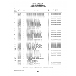 Aviation Part 35168-02 for Piper PA-28-161 Warrior Aircraft Aviation Part 35168-02 for Piper PA-28-161 Warrior Aircraft