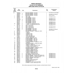 Aviation Part 99470-05 for Piper PA-28-161 Warrior Aircraft