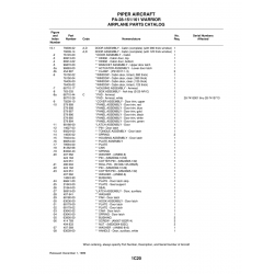 Aviation Part 79209-14 for Piper PA-28-161 Warrior Aircraft Aviation Part 79209-14 for Piper PA-28-161 Warrior Aircraft