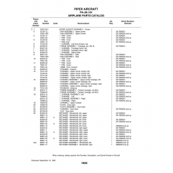 Aviation Part 62551-02 for Piper PA-28-181 Archer Aircraft Aviation Part 62551-02 for Piper PA-28-181 Archer Aircraft