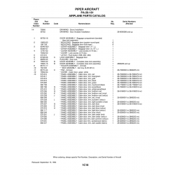 Aviation Part 79545-15 for Piper PA-28-181 Archer Aircraft