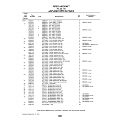 Aviation Part 85436-08 for Piper PA-28-181 Archer Aircraft