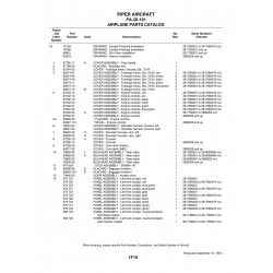 Aviation Part 84277-62 for Piper PA-28-181 Archer Aircraft