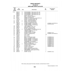 Aviation Part 35669-179 for Piper PA-28-181 Archer Aircraft Aviation Part 35669-179 for Piper PA-28-181 Archer Aircraft