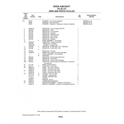 Aviation Part 89305-23 for Piper PA-28-181 Archer Aircraft Aviation Part 89305-23 for Piper PA-28-181 Archer Aircraft
