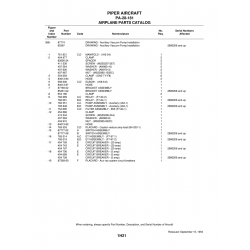 Aviation Part 84013-87 for Piper PA-28-181 Archer Aircraft Aviation Part 84013-87 for Piper PA-28-181 Archer Aircraft