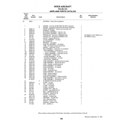 Aviation Part 62998-00 for Piper PA-28-181 Archer Aircraft