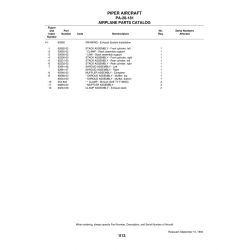 Aviation Part 62232-03 for Piper PA-28-181 Archer Aircraft Aviation Part 62232-03 for Piper PA-28-181 Archer Aircraft