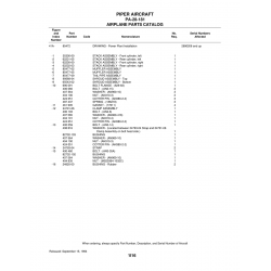 Aviation Part 62231-05 for Piper PA-28-181 Archer Aircraft
