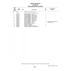 Aviation Part 62387-09 for Piper PA-28-181 Archer Aircraft