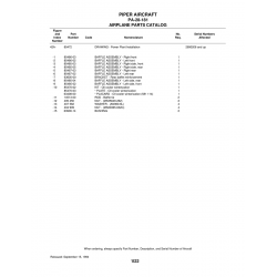 Aviation Part 85486-03 for Piper PA-28-181 Archer Aircraft Aviation Part 85486-03 for Piper PA-28-181 Archer Aircraft