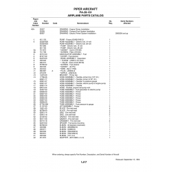 Aviation Part 35328-800 for Piper PA-28-181 Archer Aircraft Aviation Part 35328-800 for Piper PA-28-181 Archer Aircraft