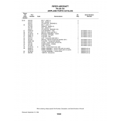 Aviation Part 67493-03 for Piper PA-28-181 Archer Aircraft Aviation Part 67493-03 for Piper PA-28-181 Archer Aircraft