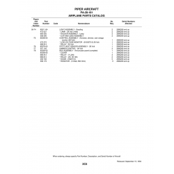 Aviation Part 85311-04 for Piper PA-28-181 Archer Aircraft Aviation Part 85311-04 for Piper PA-28-181 Archer Aircraft