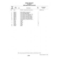 Aviation Part 84622-35 for Piper PA-28-181 Archer Aircraft