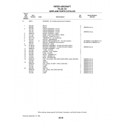 Aviation Part 67196-05 for Piper PA-28-181 Archer Aircraft Aviation Part 67196-05 for Piper PA-28-181 Archer Aircraft