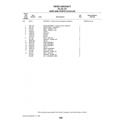 Aviation Part 85419-03 for Piper PA-28-181 Archer Aircraft Aviation Part 85419-03 for Piper PA-28-181 Archer Aircraft