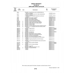 Aviation Part 83380-02 for Piper PA-28-181 Archer Aircraft Aviation Part 83380-02 for Piper PA-28-181 Archer Aircraft