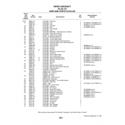 Aviation Part 85438-02 for Piper PA-28-181 Archer Aircraft