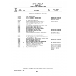 Aviation Part 2890136 for Piper PA-28-181 Archer Aircraft Aviation Part 2890136 for Piper PA-28-181 Archer Aircraft