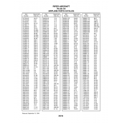 Aviation Part 69997-06 for Piper PA-28-181 Archer Aircraft Aviation Part 69997-06 for Piper PA-28-181 Archer Aircraft