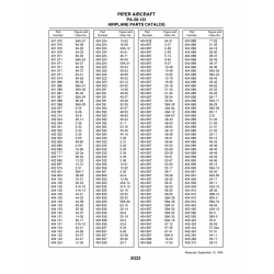 Aviation Part 57-24a for Piper PA-28-181 Archer Aircraft