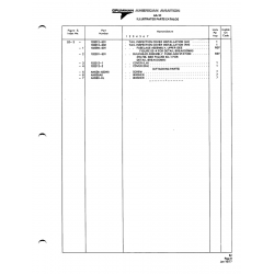 Aviation Part 102312-1 for American AA-1 Aircraft Aviation Part 102312-1 for American AA-1 Aircraft