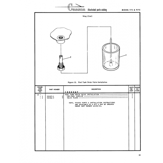 Under Part Number (AK150-82) — Cessna 172 Skyhawk Under Part Number (AK150-82) — Cessna 172 Skyhawk
