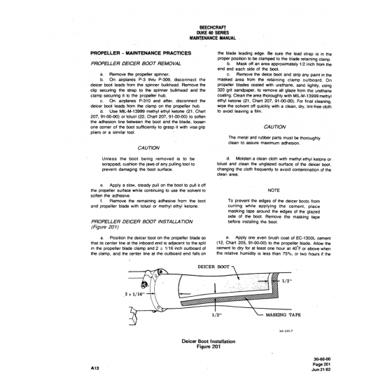 Aviation Part (P-310) — Beechcraft 60