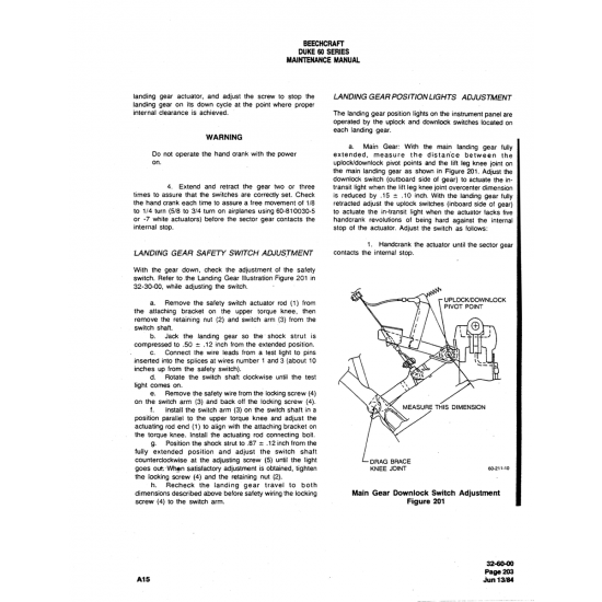 Aviation Part (60-211-10) — Beechcraft 60